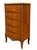 Louis XV Style Chest of Drawers in Veneer and Marquetry, 1890s For Sale - Image 4 of 10