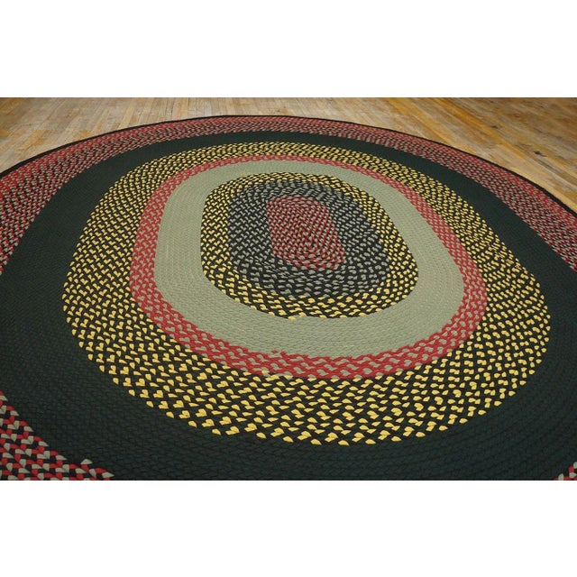 American 1980s American Braided Rug For Sale - Image 3 of 9