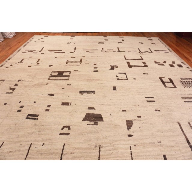 Nazmiyal Collection Large Modern Moroccan Area Rug For Sale - Image 10 of 10