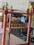Vintage Faux Bamboo Chinoiserie Mahogany Brass Capped Etagere Shelf Unit For Sale In Chicago - Image 6 of 8