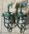 Nautical Pair of Antique Bronze Nautical Marine Wall Sconces, or Convoy Lights For Sale - Image 3 of 11