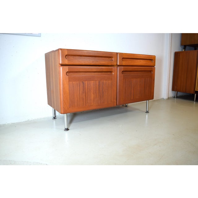 Wood Danish Teak Chest of Drawers by Kollund Möbler, 1970s For Sale - Image 7 of 7