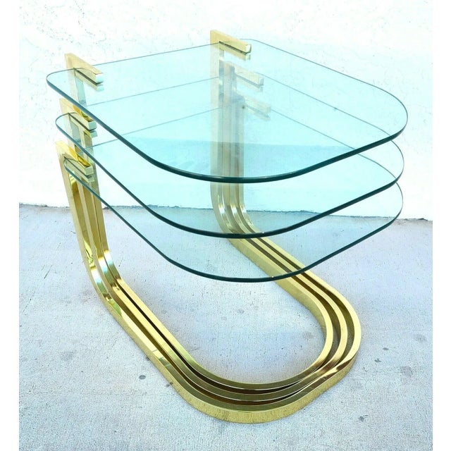 MCM Nesting Tables by Design Institute of America Dia For Sale - Image 12 of 12