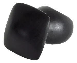Large Sculptural Black Ring in Ebony, Denmark, 2000s