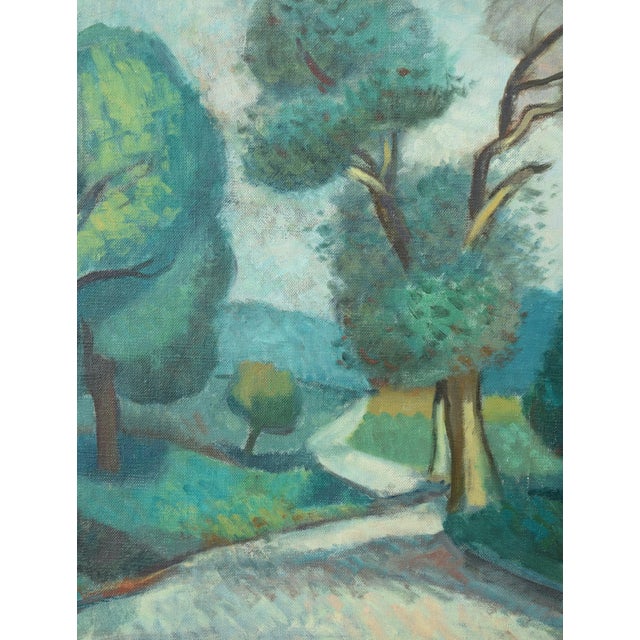 Kurt Neyers, Kurt Neyers, Gemälde "Mosellandschaft", 1946, Framed For Sale - Image 4 of 11