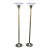 Antique Stiffel Art Deco Brass Floor Lamps For Sale