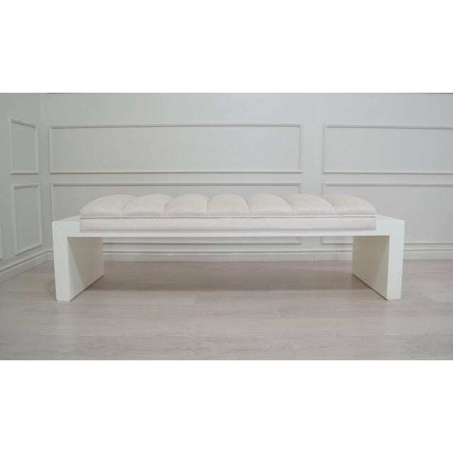 Make a sophisticated statement with the Aurelia Bench, a refined contemporary piece designed for elegant interiors....