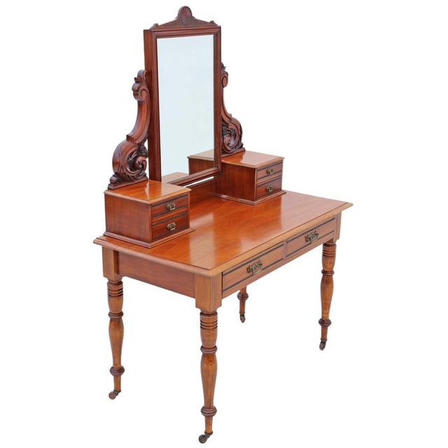 Victorian Walnut Duchess Dressing Table, 19th Century For Sale - Image 3 of 11