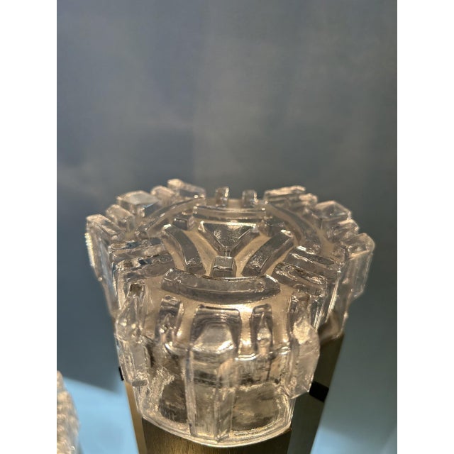 Three Towers Brass Standing Lamp by Gaetano Sciolari, Italy, 1970s For Sale - Image 10 of 15