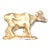 Antique Ancient Bronze Miniature Cow Sculpture Netsuke For Sale