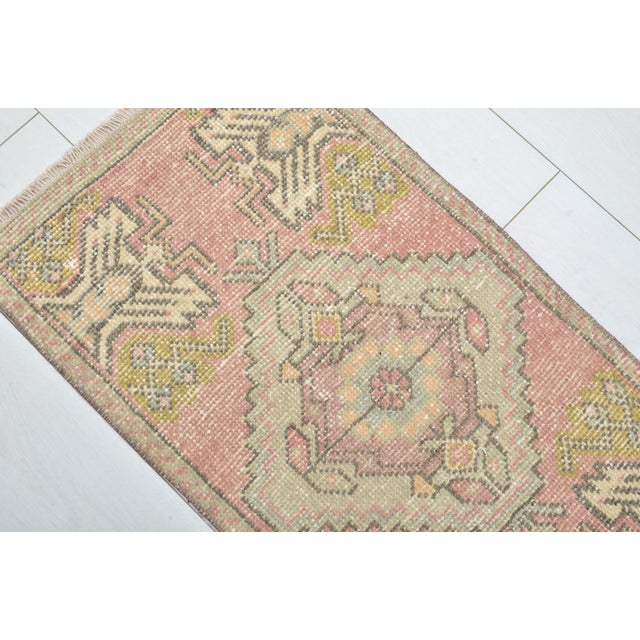 Mid 20th Century Turkish Bohemian Wool Carpet For Sale - Image 4 of 7