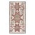 Splendid Ivory Background and Chocolate Brown Border Color With Geometric Design Antique Navajo Rug For Sale
