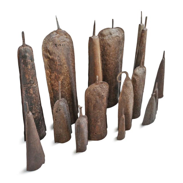 Vintage Mid 20th Century Chamba Iron Gong Nigeria For Sale - Image 9 of 10