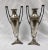 Art Nouveau Antique Art Noveau Silver Urns - a Pair For Sale - Image 3 of 12