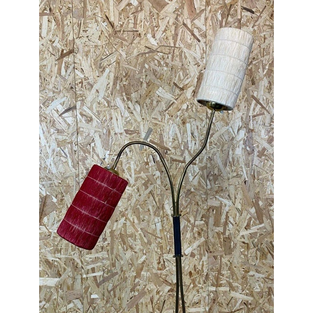 lamp Mid Century glass design 50s European Plug (up to 250V).The wiring of this item may be original and might need...