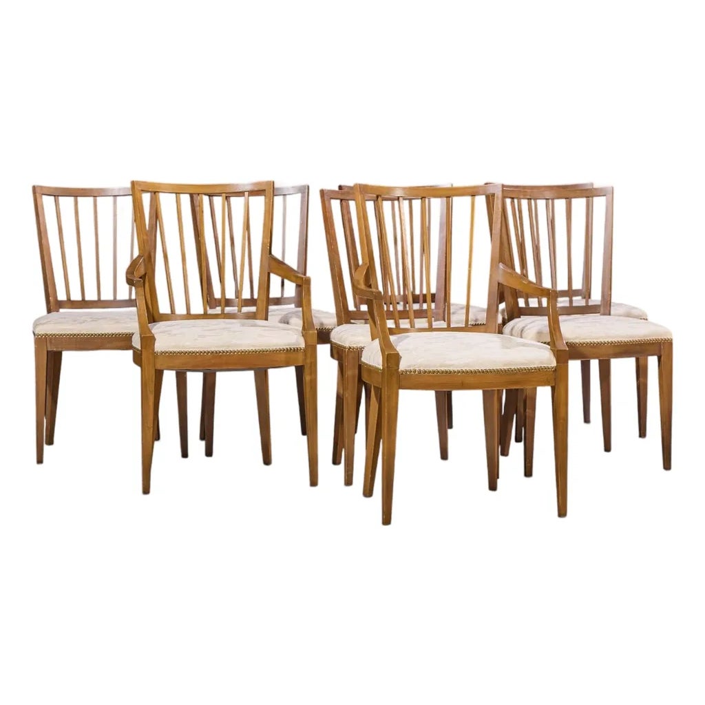 Baker Furniture French Regency Dining Chairs - Set of 8 | Chairish