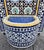 Multicolor Rbatia Style Moroccan Mosaic Tile Fountain, Settachia Blue For Sale - Image 4 of 6