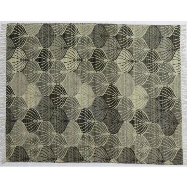 Handwoven European Style Flat Kilim Rug For Sale - Image 3 of 5