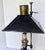 1970s Chapman Brass French Bouillotte Lamp With Black Tole Shade For Sale - Image 14 of 14