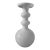 Large Sculptural White Opaline Art Glass Vase, 24” For Sale