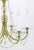 Traditional 1940s Rock Crystal Spheres and Brass Chandelier For Sale - Image 3 of 8