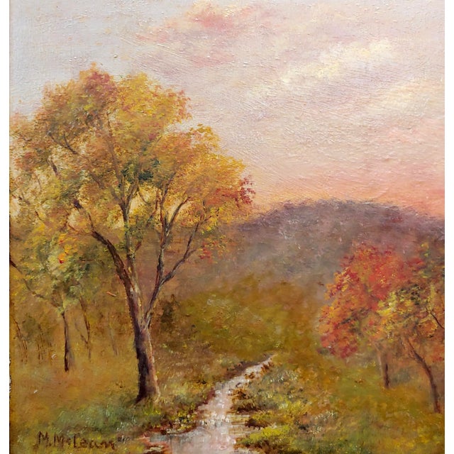 McNeil Macleay - 19th Century Scottish Wooded Landscape at Sunrise For Sale - Image 4 of 8