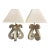 K Design Nyc White Table Lamp With Lamp Shade - a Pair For Sale