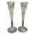 Gorham Lady Anne Crystal Candlesticks- A Pair For Sale