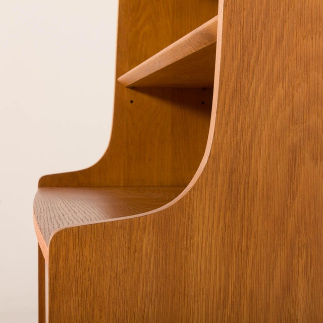 Vintage Oak Bookcase by Johannes Sorth for Nexo, 1960s For Sale - Image 12 of 16