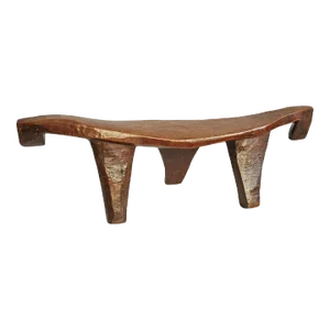 Vintage Dinka Wood Headrest
