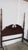 Traditional 1980s American Drew Queen Poster Bed Carved Cherry For Sale - Image 3 of 8