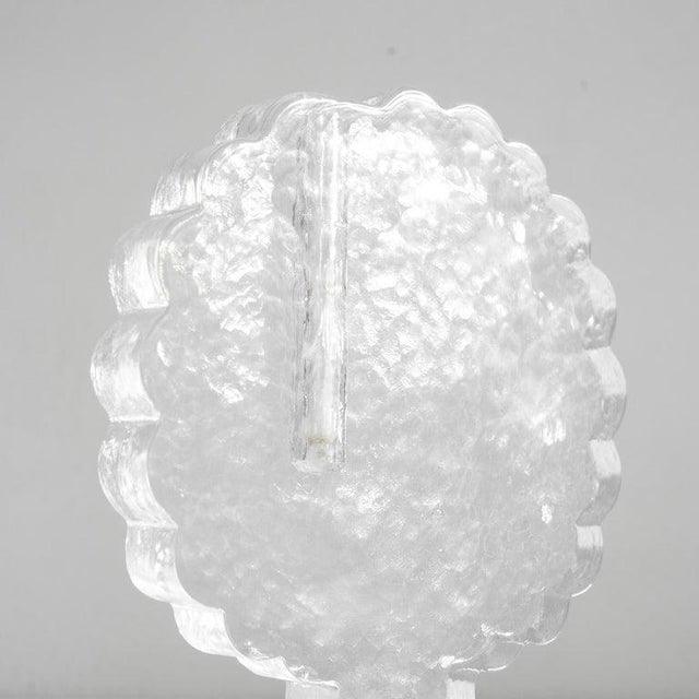 Mid-Century solid glass tree-shaped Soliflore vase. Mid 20th century. Beautiful mid-century solid glass soliflore vase...