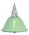 Industrial Green Enameled Pendant Light, 1960s For Sale