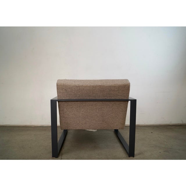 CB2 2010’s Mid-Century Modern Style Cb2 Specs Lounge Chair For Sale - Image 4 of 12