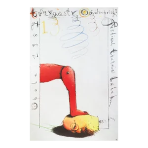 1987 Theatre Polish Poster - 13th Puppet Theatre Festival (Get-Stankiewicz)