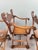 Brown 19th Century Renaissance Wooden Armchairs, Set of 3 For Sale - Image 8 of 13