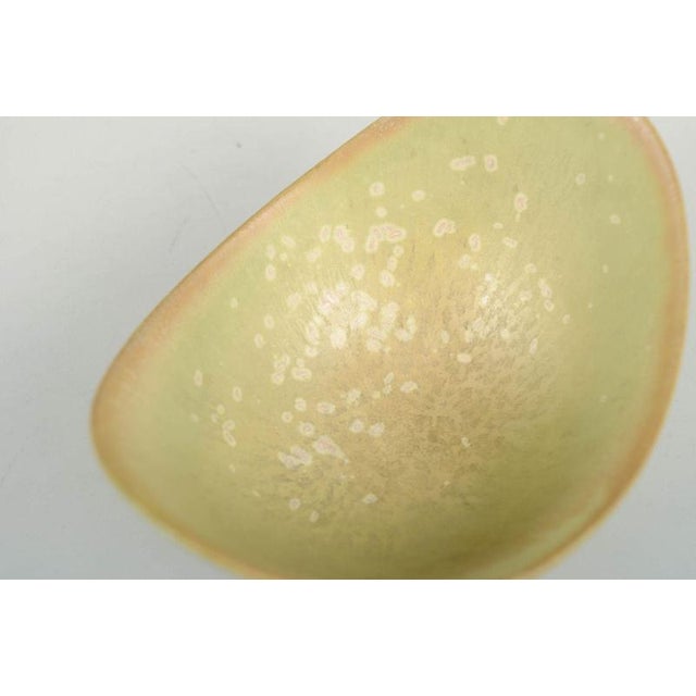 Stoneware Bowl with Eggshell Glaze by Gunnar Nylund for Rörstrand For Sale - Image 3 of 5