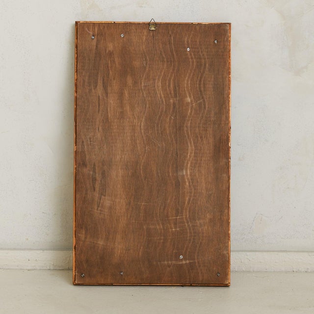 Brown Italian Copper Wall Mirror by Victor Cerrato, 1960s For Sale - Image 8 of 8