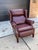 English 1970s Vintage Lane Acclaim Leather Wingback Chair Recliner For Sale - Image 3 of 13