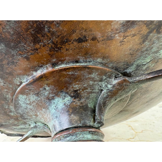 Classical Roman Vintage Maitland Smith Classical Greco-Roman Style Compote For Sale - Image 3 of 12
