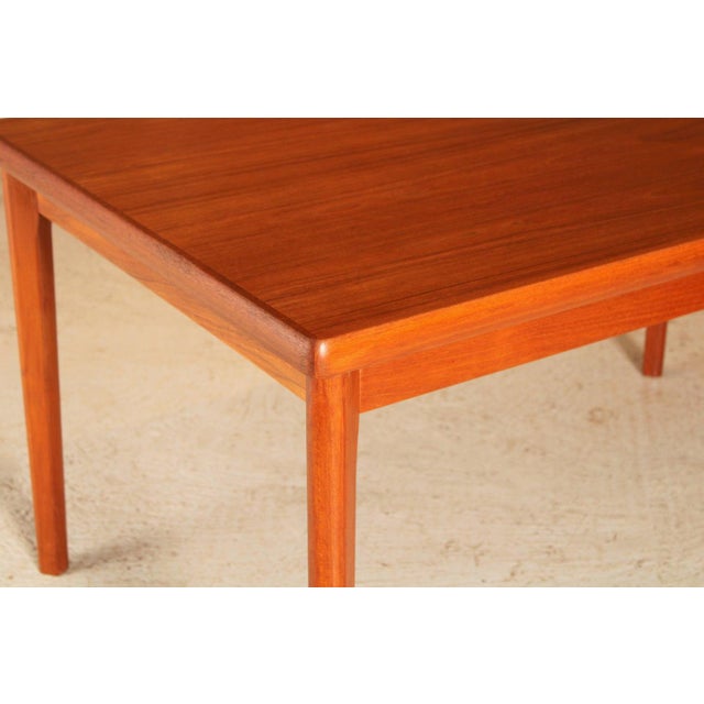 Mid-Century Danish Teak Extending Dining Table, 1960s For Sale - Image 4 of 11