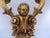 19thc French Louis XV Carved & Gilt Wood Putto/ Cherub Double Wall Sconces Electrified a - Pair For Sale In Miami - Image 6 of 13