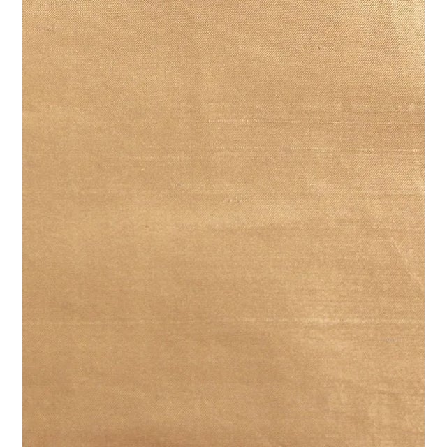 Traditional The House of Scalamandré Dynasty Taffeta Fabric, Wheat For Sale - Image 3 of 3
