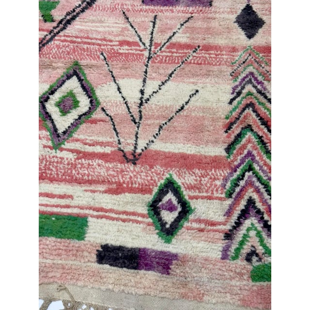 Vintage Moroccan Rug 6'7" X 10’0" For Sale In New York - Image 6 of 9
