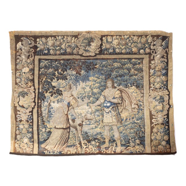 17th Century Aubusson Tapestry For Sale