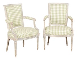 Example of Gustavian (Swedish) Accent Chairs