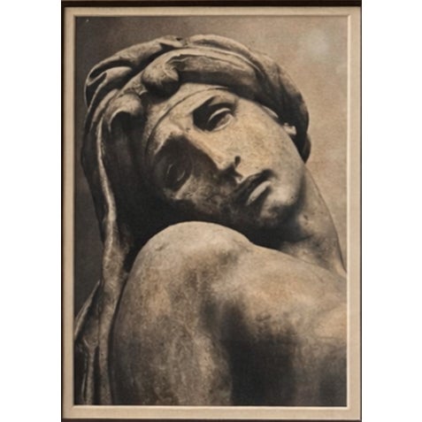 Pair of Classical Sculpture Study Prints in Gilt Frames – Grand Tour Style, 7” X 9” For Sale - Image 4 of 6