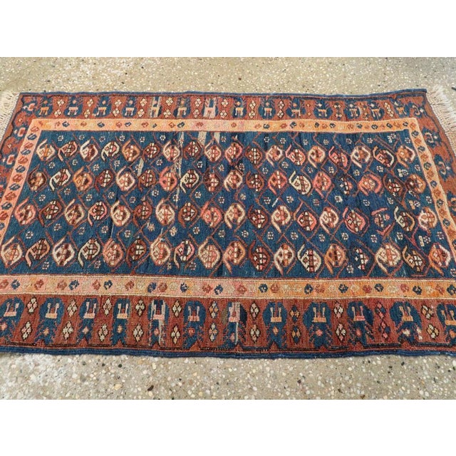 Galerie Shabab Collection Early 20th Century Central Asian Soumak Rug For Sale - Image 4 of 7