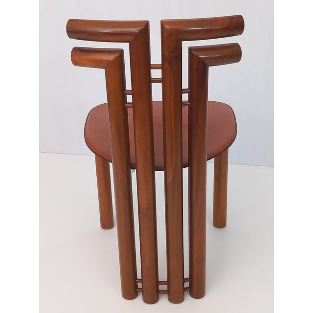 Mid-Century Modern Dining Chairs attributed to Mario Marenco for Mobilgirgi, 1970s, Set of 6 For Sale - Image 3 of 7