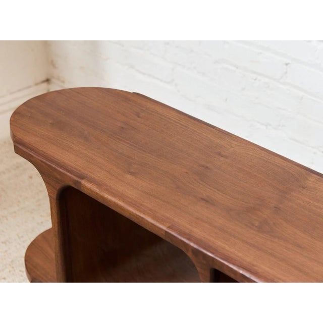 Solid Walnut Atomic Console For Sale - Image 9 of 12